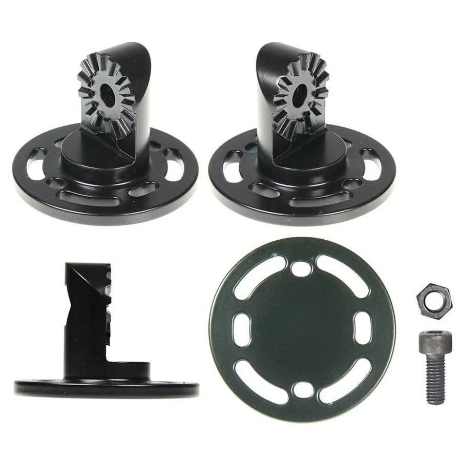 Bild 1 : 215785 : Brodit Standfu� / Halterabschluss f�r Rohverbindungen, als Basis / Abschluss f�r alle Teile mit GROBER Zahnung, runde Montageplatte 64mm