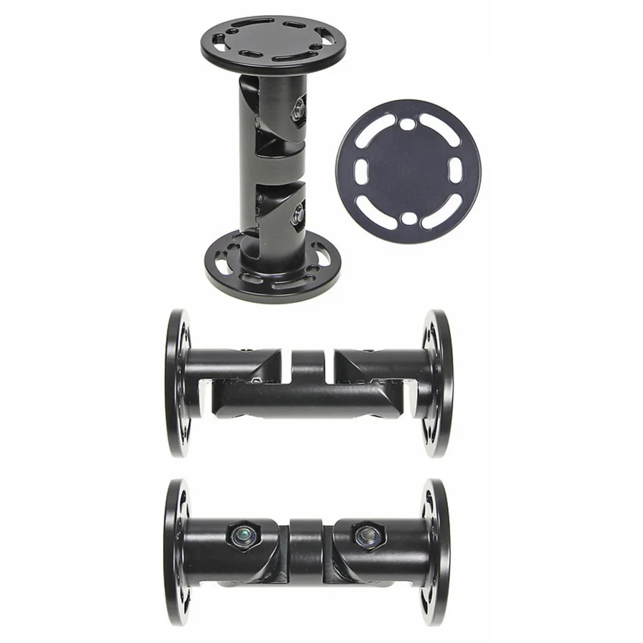 Bild 1 : 215787 : Brodit Komplettset / Sockelhalterung 4 Zoll (Gesamtl�nge: 114mm), 2x Montageplatte rund 62mm, Grobe Zahnung