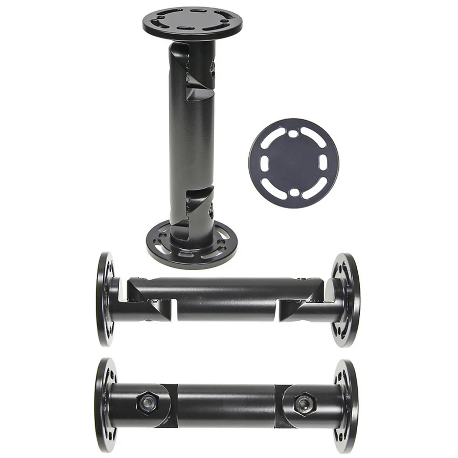 Bild 1 : 215788 : Brodit Komplettset / Sockelhalterung 6 Zoll (Gesamtl�nge: 164mm), 2x Montageplatte rund 62mm, Grobe Zahnung