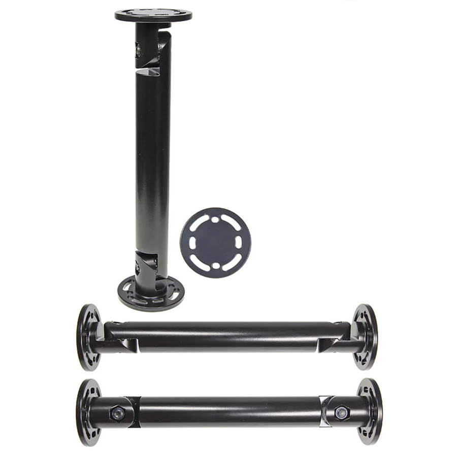 Bild 1 : 215790 : Brodit Komplettset / Sockelhalterung 10 Zoll (Gesamtl�nge: 264mm), 2x Montageplatte rund 62mm, Grobe Zahnung