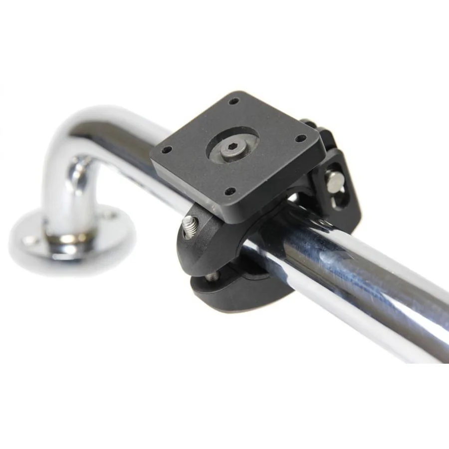 Bild 1 : 215794 : Brodit Halterung f�r Rohre mit 22 bis 31mm Durchmesser, Auflagefl�che: 50 x 42mm, feste Montageplatte