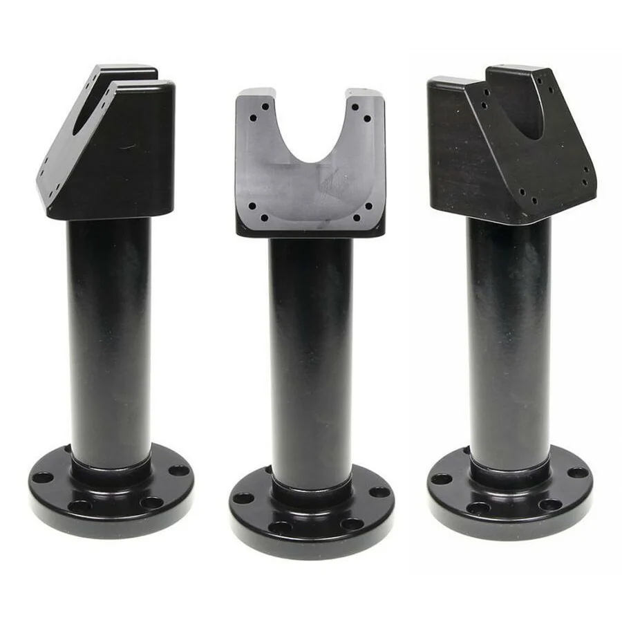 Bild 1 : 215818 : Brodit Grundhalterung / Sockelhalterung, mit drehbarer AMPS Montageplatte 60� abgewinkelt, L�nge: 117mm