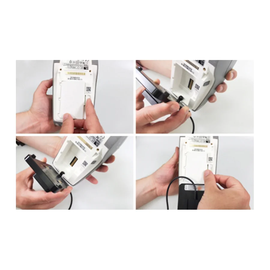 Bild 2 : 215843 : Brodit Drucker Halterung mit MultiMoveClip + Powerblock + 2 Zoll Sockelhalterung f�r ZEBRA QLN 320