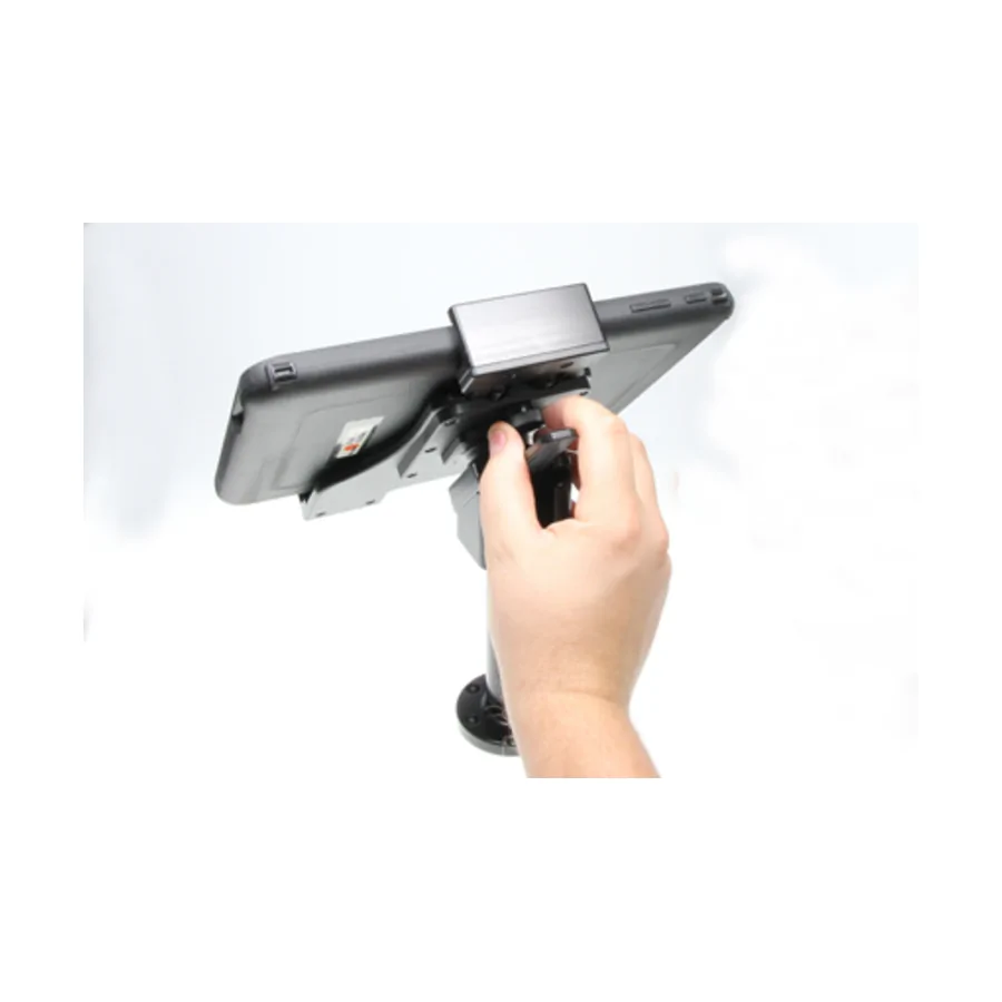 Bild 4 : 215857 : Brodit einstellbarer Tablet Halter mit S�ulenhalterung f�r TECLAST T65 Max, 3-Punkt Befestigung
