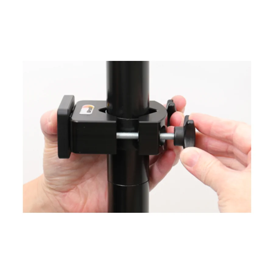 Bild 3 : 215969 : Brodit Rohr-Halterung für Rohre mit 29 bis 40mm Durchmesser, Auflagefläche: 50x40mm , mit 2 Flügelmuttern