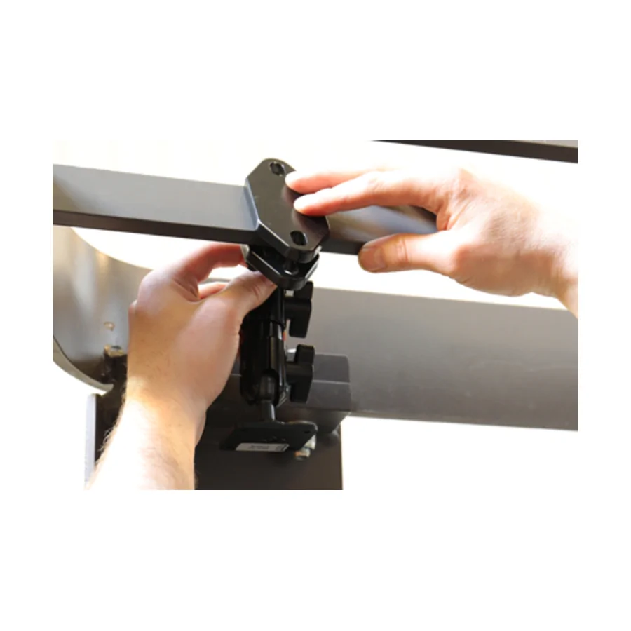 Bild 1 : 215978 : Brodit Grundhalterung / Sockelhalterung für Gabelstapler , Länge: 140mm, max Steg-Breite: 72mm, Kugelkopf: 20mm
