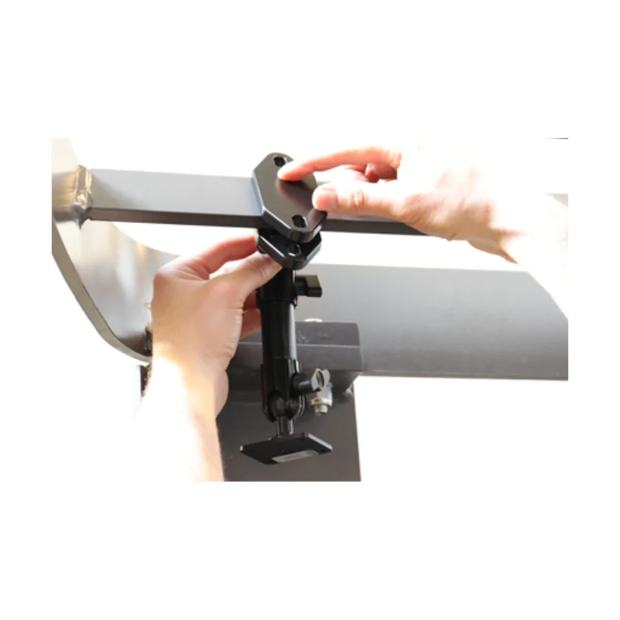 Bild 1 : 215979 : Brodit Grundhalterung / Sockelhalterung für Gabelstapler , Länge: 172mm, max Steg-Breite: 72mm, Kugelkopf: 20mm