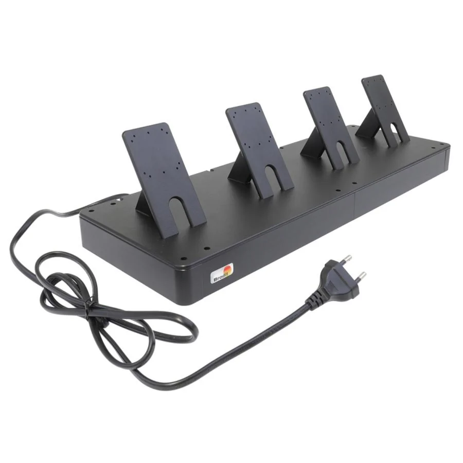 Bild 1 : 215983 : Brodit aktiver Tisch-St�nder, passend f�r 4 Halterungen mit USB-A Anschluss