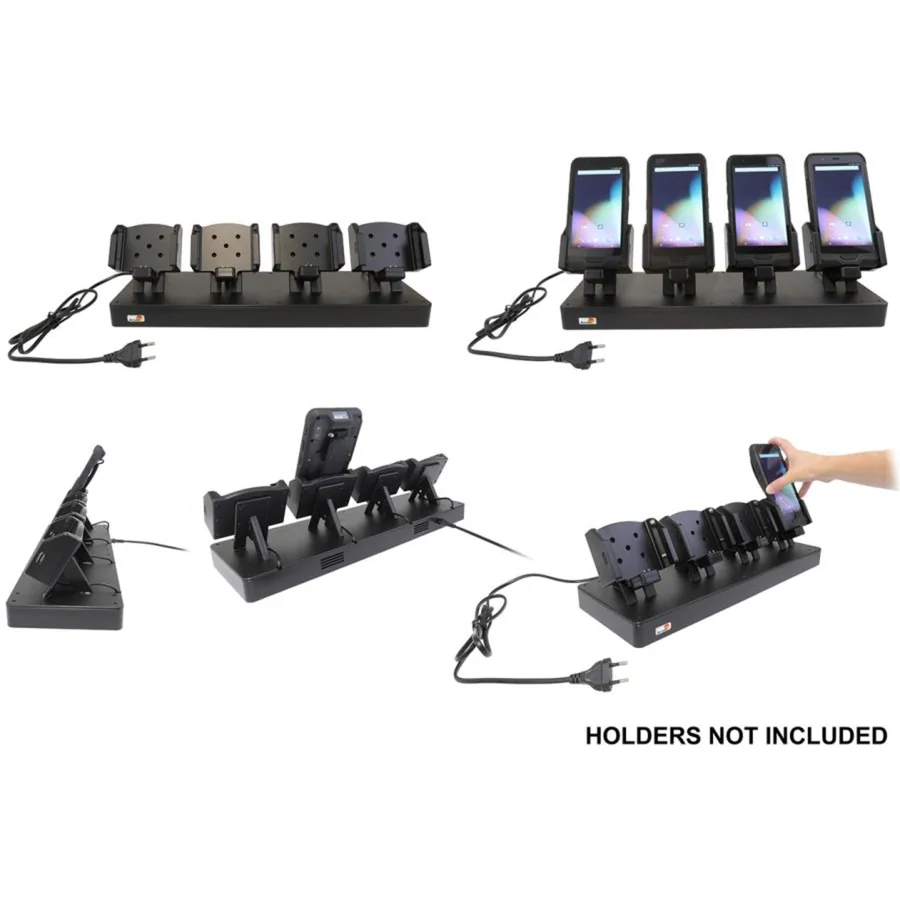 Bild 4 : 215983 : Brodit aktiver Tisch-St�nder, passend f�r 4 Halterungen mit USB-A Anschluss