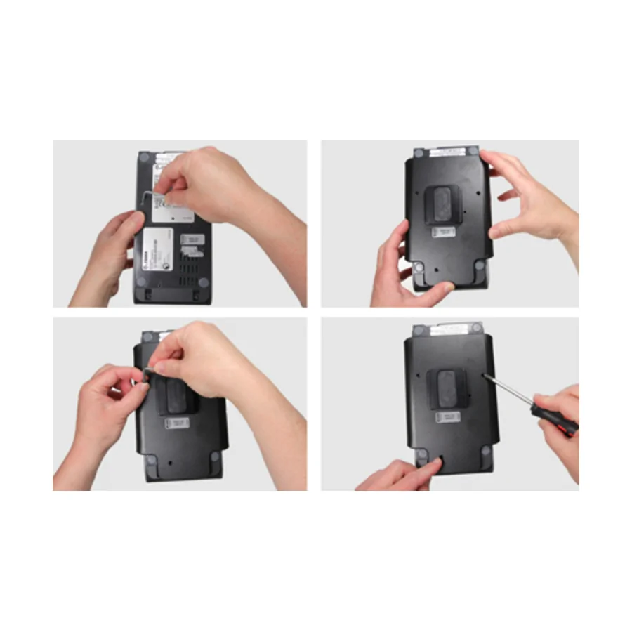 Bild 1 : 216006 : Brodit Drucker Halterung mit MultiMoveClip für ZEBRA ZD410