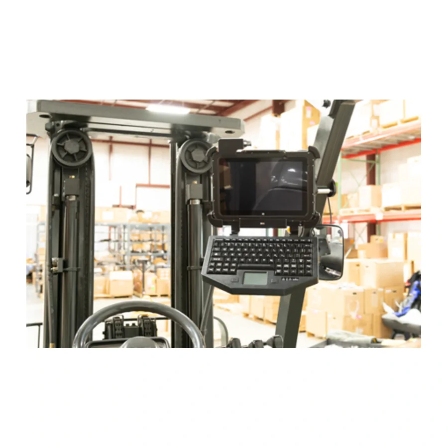 Bild 4 : 216059 : Brodit Tastatur und Monitor Halterung, mit VESA 75 / 100 + mehreren 5mm AMPS-Löchern