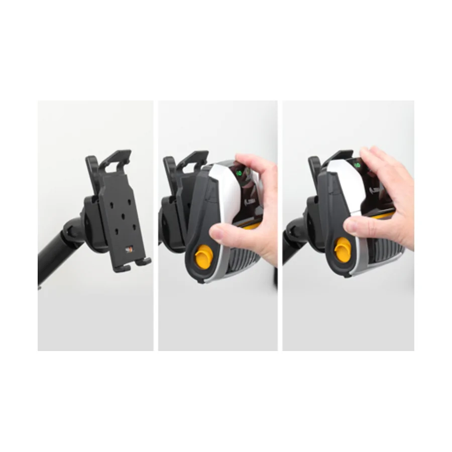 Bild 2 : 216133 : Brodit Drucker Halterung mit MultiMoveClip für ZEBRA ZQ320