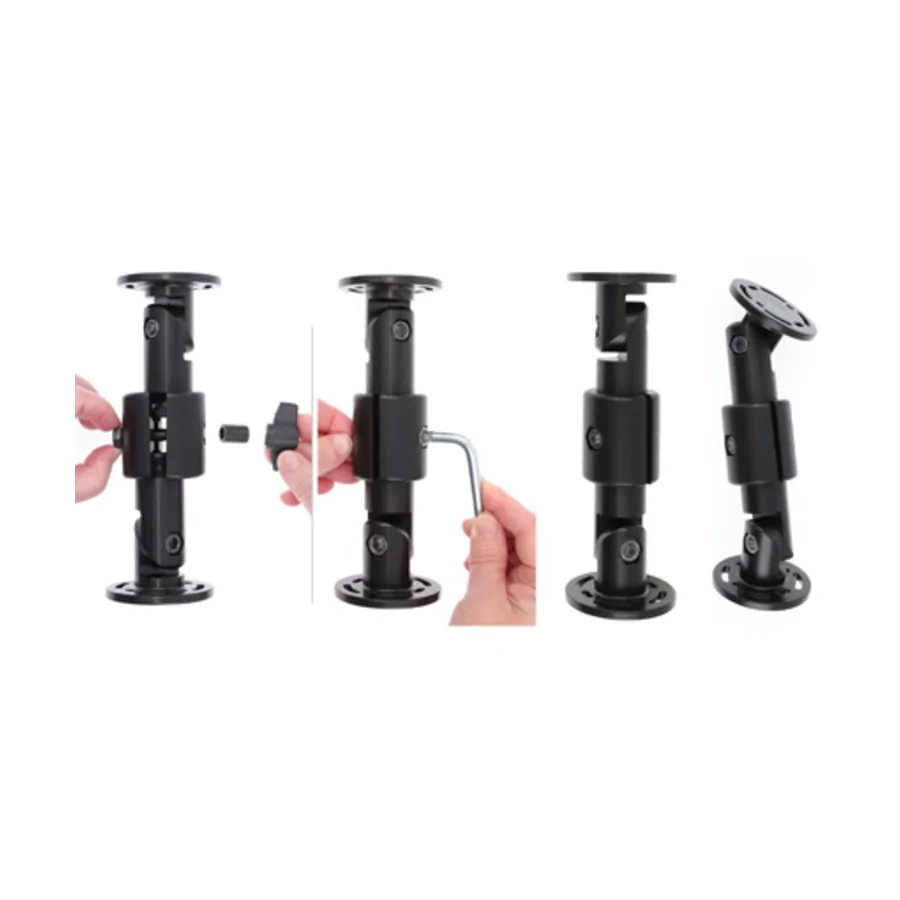 Bild 3 : 216160 : Brodit Komplettset / Sockelhalterung 7 Zoll (Gesamtlänge: 188mm), 2x Montageplatte rund 64mm, Feine Zahnung