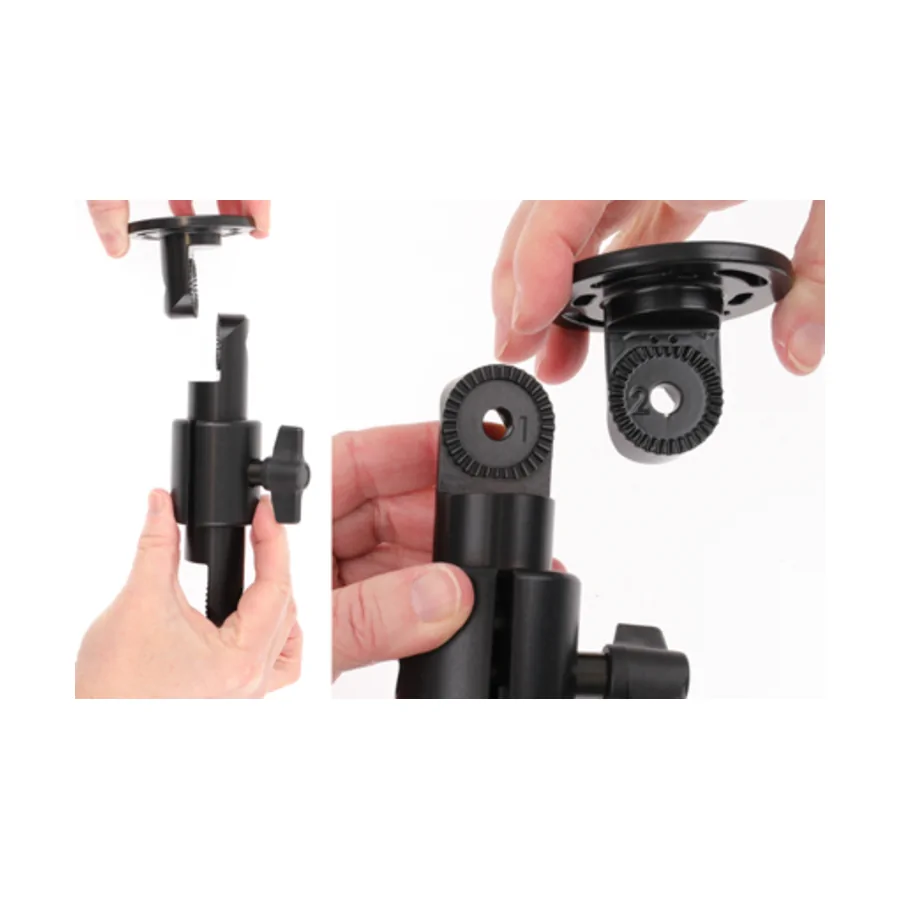 Bild 1 : 216162 : Brodit Rohr-Verlängerung 5.5 Zoll (Gesamtlänge: 156mm) / drehbar / Feine Zahnung