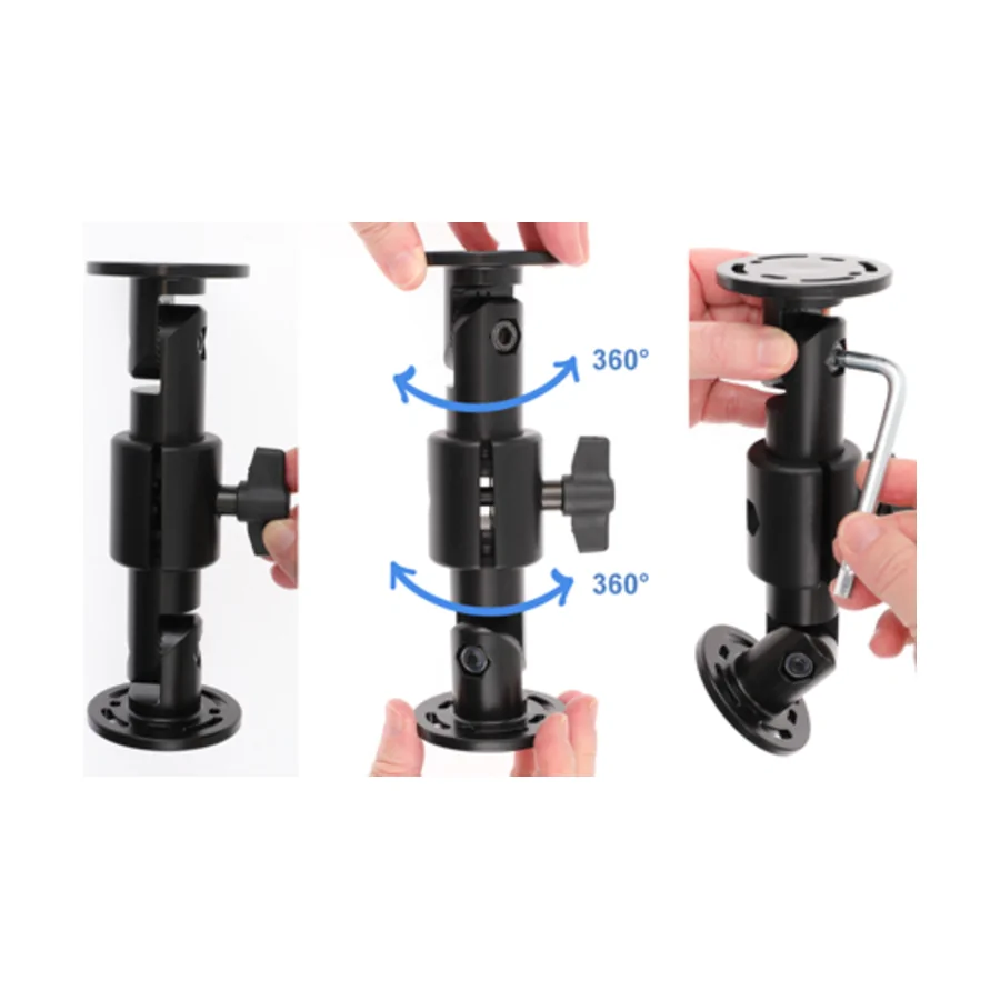 Bild 2 : 216162 : Brodit Rohr-Verlängerung 5.5 Zoll (Gesamtlänge: 156mm) / drehbar / Feine Zahnung