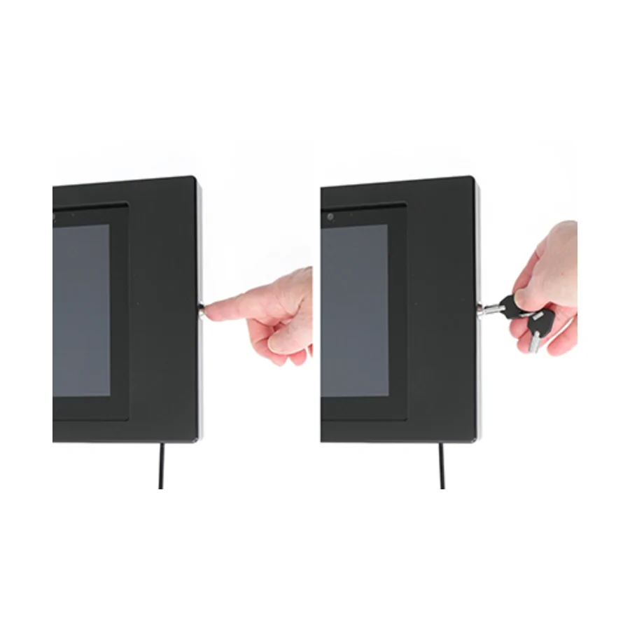 Bild 3 : 216181 : Brodit Tough Sleeve, festes Gehäuse als Wandhalter mit Ladeanschluss (USB Kabel) für ZEBRA ET51 10.1