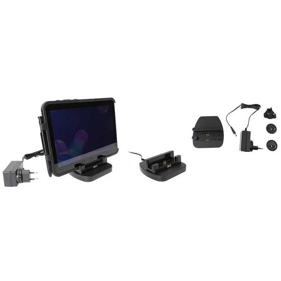 Bild 1 : 216189 : Brodit Tischladeger�t f�r SAMSUNG Galaxy Tab Active 3, Ladung �ber Pogo-Pins, NUR f�r Ger�te mit OtterBox uniVERSE case!