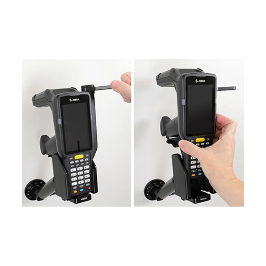 Bild 3 : 216200 : Brodit Halter für ZEBRA MC3300R RFID, mit schwenkbarer obere Stütze