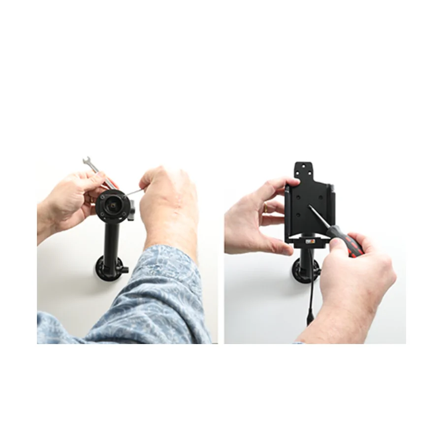 Bild 2 : 216211 : Brodit Halter Aktiv, 12/24V, für PANASONIC FZ-T1, Ladung über Pogo-Pins