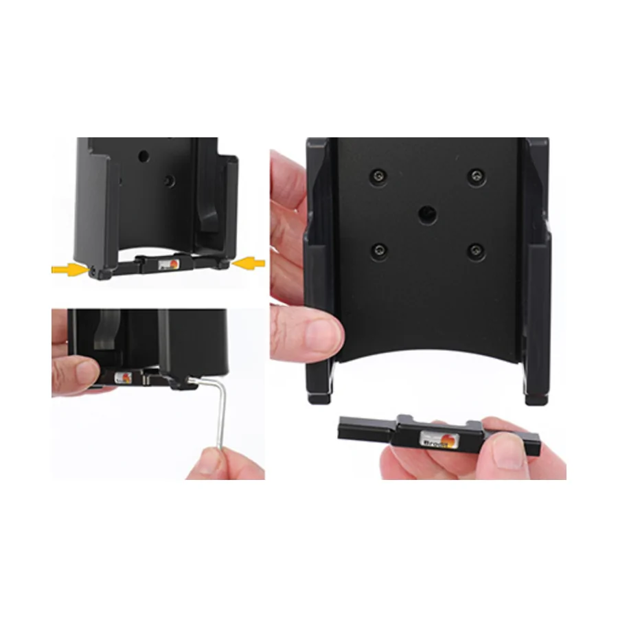 Bild 1 : 216304 : Brodit Modul-Upgrade 12/24V Ladung mit Zigarettenanzünder-Stecker als Zubehör für ZEBRA TC78, 3A, laden über Pogo-Pins