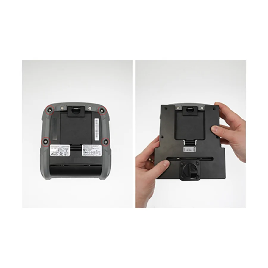 Bild 2 : 216347 : Brodit Drucker Halterung (Montageplatte) für HONEYWELL RP4F, mit Aussparung für Endlospapier