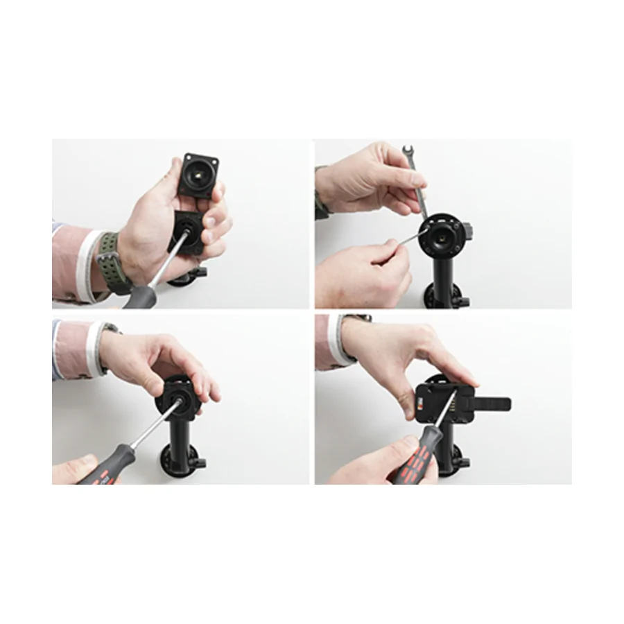 Bild 1 : 216359 : Brodit Drucker Halterung mit MultiMoveClip + Powerblock für ZEBRA ZQ630