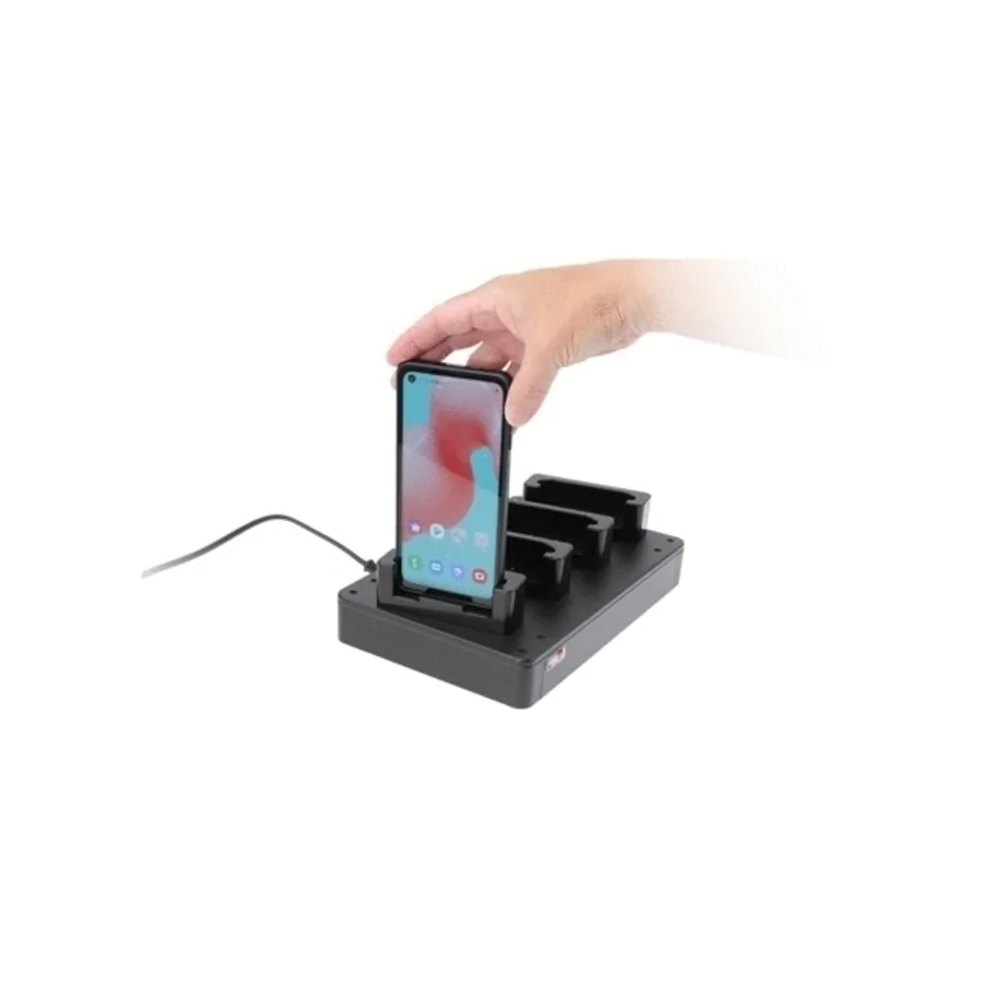 Bild 2 : 216369 : Brodit 4-fach Tischladeger�t f�r SAMSUNG Galaxy XCover 5, Ladung �ber Pogo-Pins