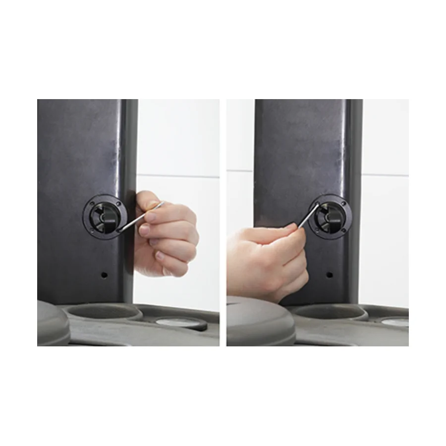Bild 3 : 216389 : Brodit Komplettset / Sockelhalterung, Gesamtlänge: 185mm / Flügelschrauben / feine Zahnung / Montageplatte 2x Rund