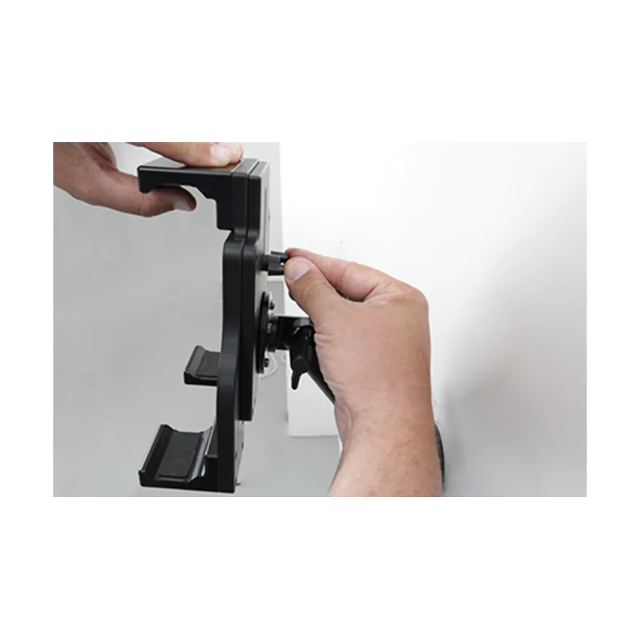 Bild 2 : 216407 : Brodit einstellbarer Tablet Halter f�r TECLAST T65 Max, 3-Punkt Befestigung, extra stabile Ausf�hrung, AMPS + VESA 75