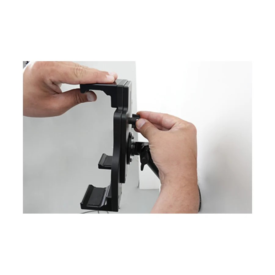 Bild 3 : 216407 : Brodit einstellbarer Tablet Halter f�r TECLAST T65 Max, 3-Punkt Befestigung, extra stabile Ausf�hrung, AMPS + VESA 75