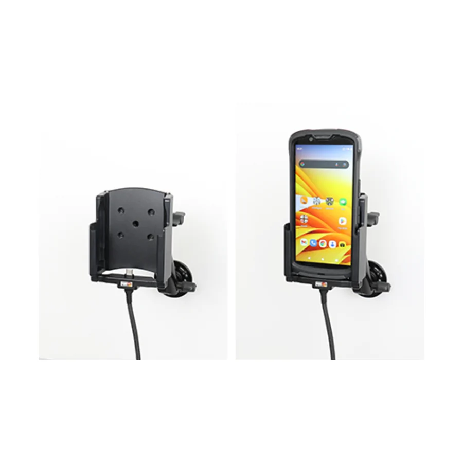 Bild 4 : 216475 : Brodit aktiver Halter für ZEBRA TC53e, für Geräte mit originalem Zebra Rugged Boot, inkl. USB-C auf USB-C Kabel, ohne Netzteil