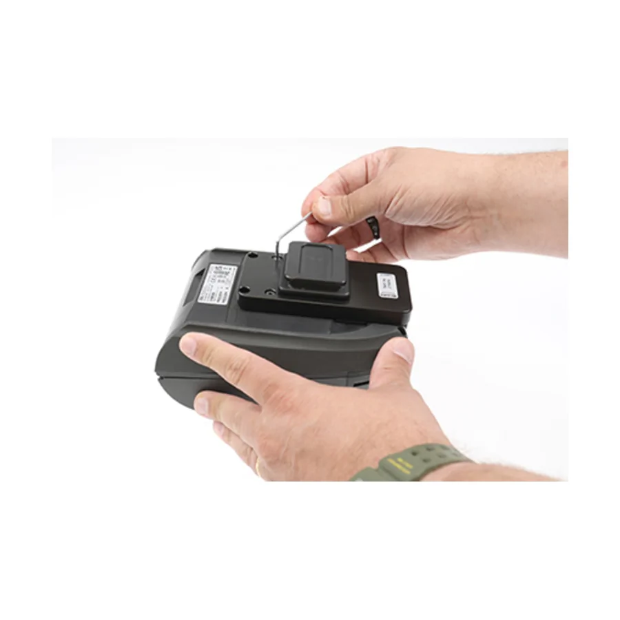 Bild 2 : 216494 : Brodit Drucker Halterung mit Rollenhalter für TSC Alpha 30L, für Rollen max. Durchmesser 127mm / Kerndurchmesser 25mm