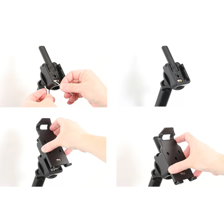 Bild 1 : 217081 : Brodit Drucker Halterung mit MultiMoveClip für ZEBRA ZQ310 Plus