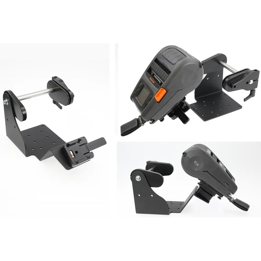 Bild 4 : 217134 : Brodit Drucker Halterung mit Rollenhalter für BIXOLON XM7-30, für Rollen max. Durchmesser 127mm / Kerndurchmesser 25mm / mit MultiMoveClip