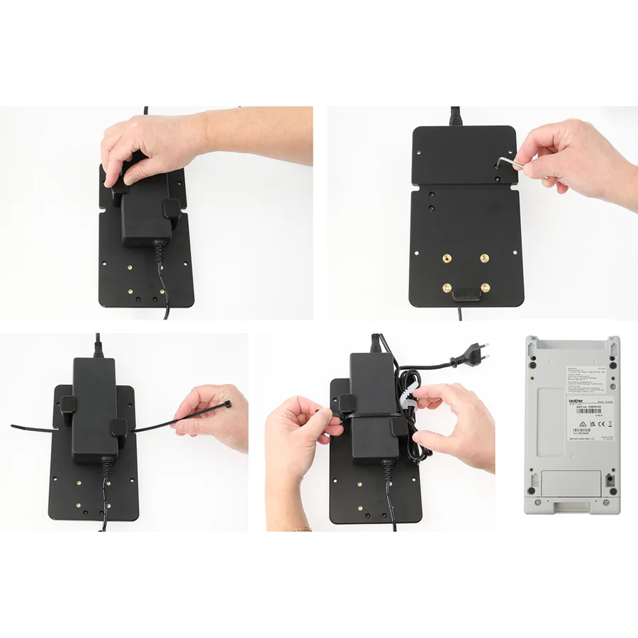 Bild 2 : 217180 : Brodit Drucker Halterung für BROTHER TD-2350D