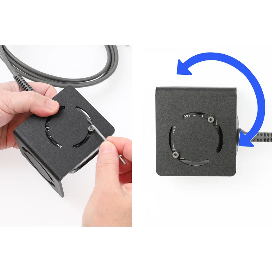 Bild 2 : 217209 : Brodit L-Halterung / Montage-Adapter für ZEBRA DS55, passend für das Bosch Rexroth System
