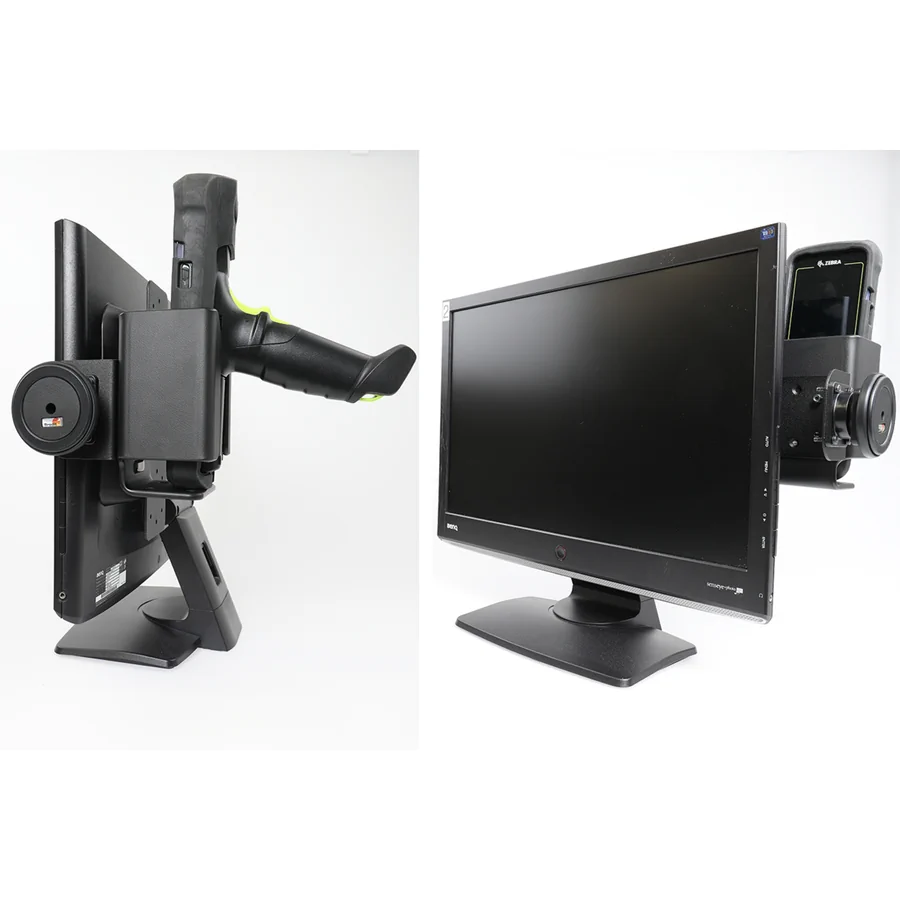 Bild 4 : 217226 : Brodit Monitorhalterung zur Montage von Halterungen am Vesa-kompatiblen Monitoren, Vesa 75mm + 100mm, mit AMPS-Löchern