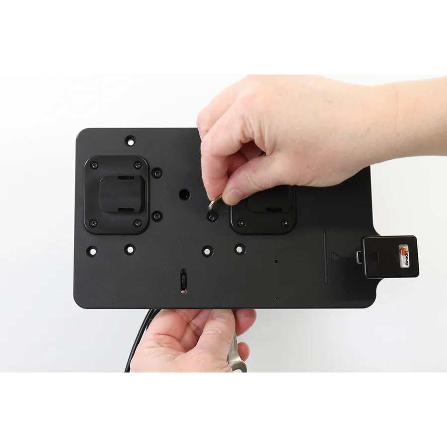 Bild 3 : 217247 : Brodit ModTek Dock (Grundhalter) für Android / Windows Smartphones, für Geräte mit einen USB-C Anschluss mit geringer Einbauhöhe