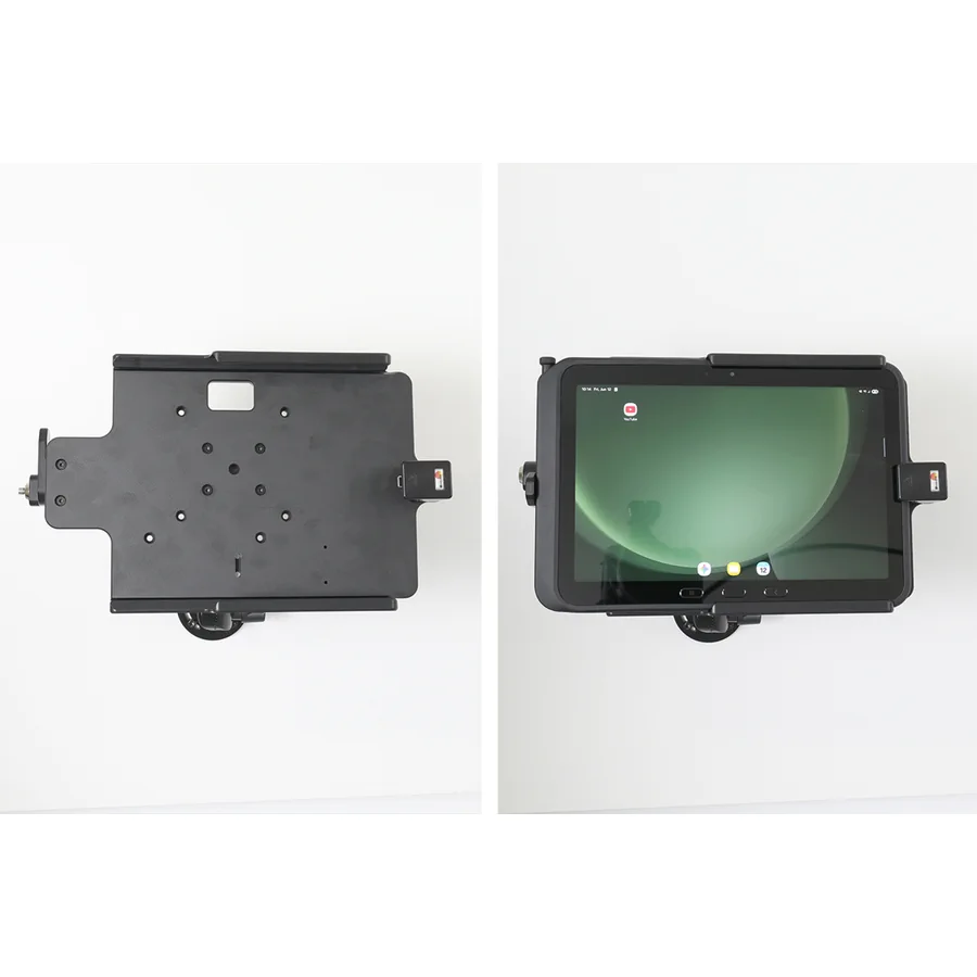 Bild 4 : 217313 : Brodit abschlie�barer Halter mit USB-C Durchgangsanschluss, passend f�r SAMSUNG Galaxy Tab Active 5 Pro, NUR f�r Ger�te MIT Original-Schutzh�lle