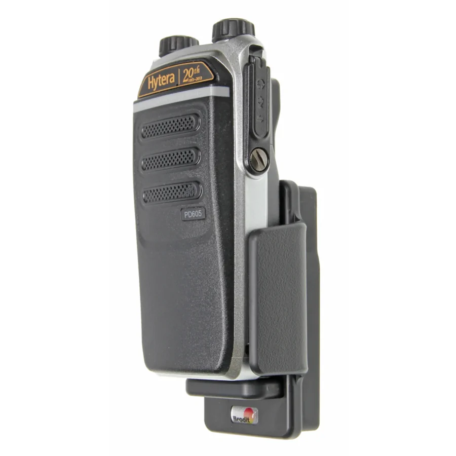 Bild 1 : 510774 : Brodit Halter f�r HYTERA PD605, passt f�r Ger�te mit gro�em oder kleinem Akku