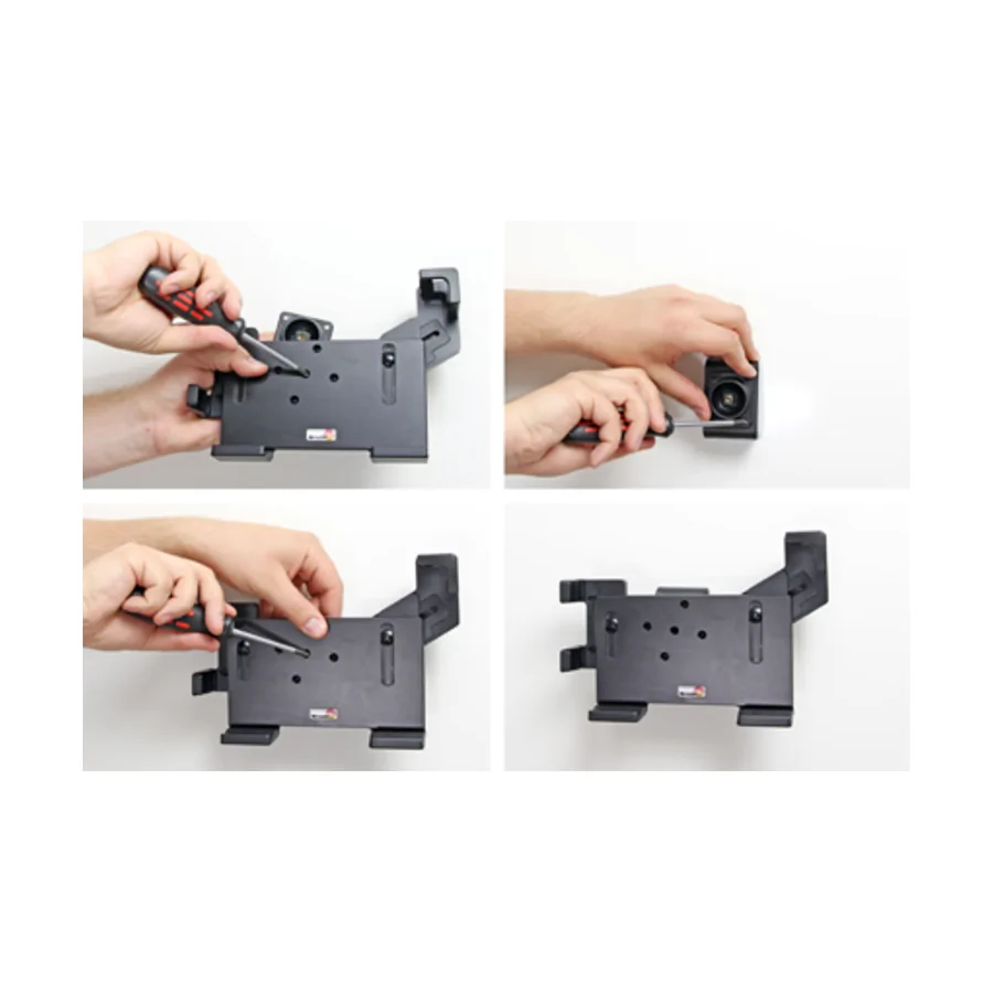 Bild 2 : 511625 : Brodit einstellbarer Tablet Halter f�r SAMSUNG Galaxy Tab Active 3, 4-Punkt Befestigung, geeignet f�r Ger�te mit Schutzh�llen!