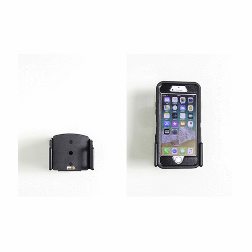 511688 Brodit einstellbarer Halter seitlich für APPLE iPhone 6S, größere  Schutzhüllen, max Breite 75-89mm, Dicke 9-13mm