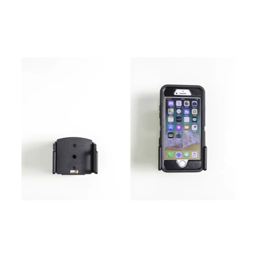 Bild 4 : 511688 : Brodit einstellbarer Halter (seitlich) f�r APPLE iPhone 7, f�r gr��ere Schutzh�llen, max: Breite: 75-89mm, Dicke: 9-13mm
