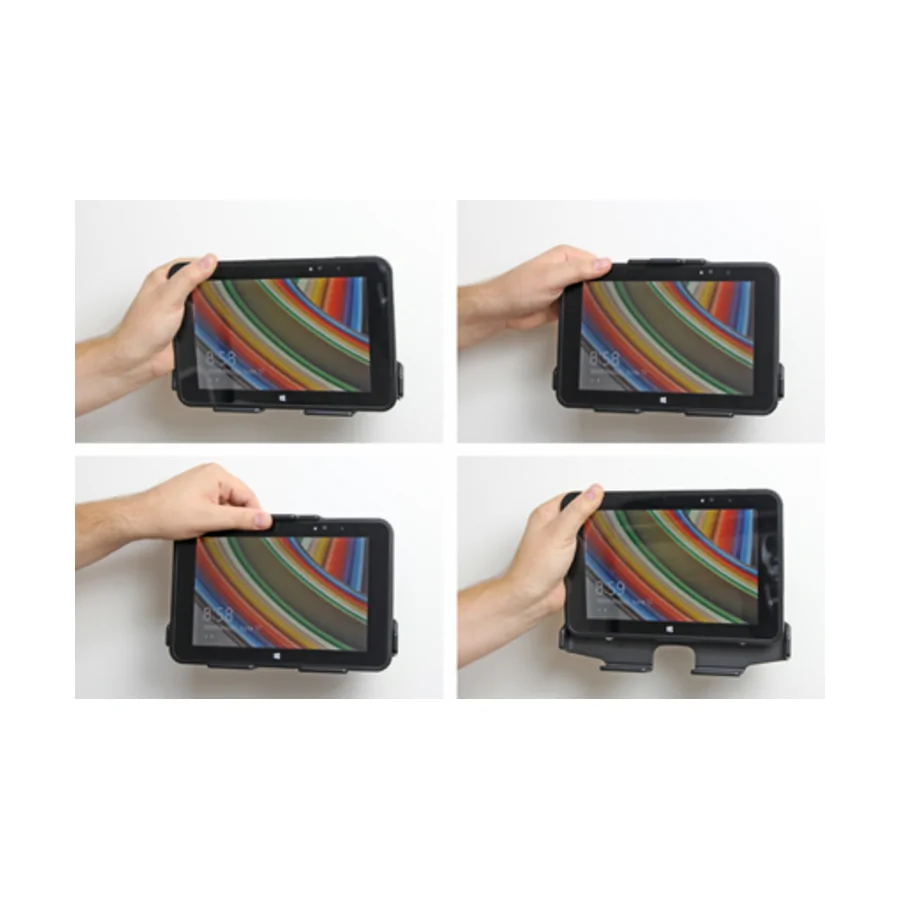 Bild 3 : 511777 : Brodit Halter für PEPPERL+FUCHS TAB-IND08, NICHT für Geräte mit Scanner / Erweiterungsmodul / Gummi-Rahmen / Handschlaufe