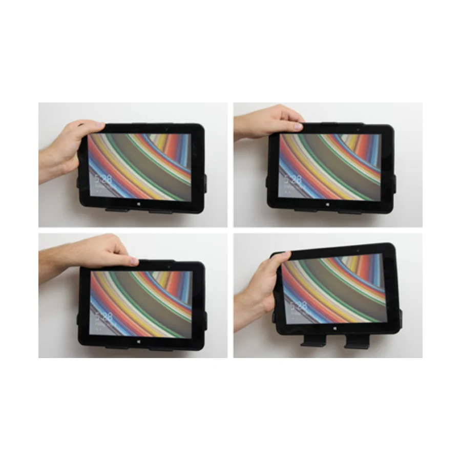 Bild 3 : 511784 : Brodit Halter für PEPPERL+FUCHS TAB-IND10, NICHT für Geräte mit Scanner / Erweiterungsmodul / Gummi-Rahmen / Handschlaufe