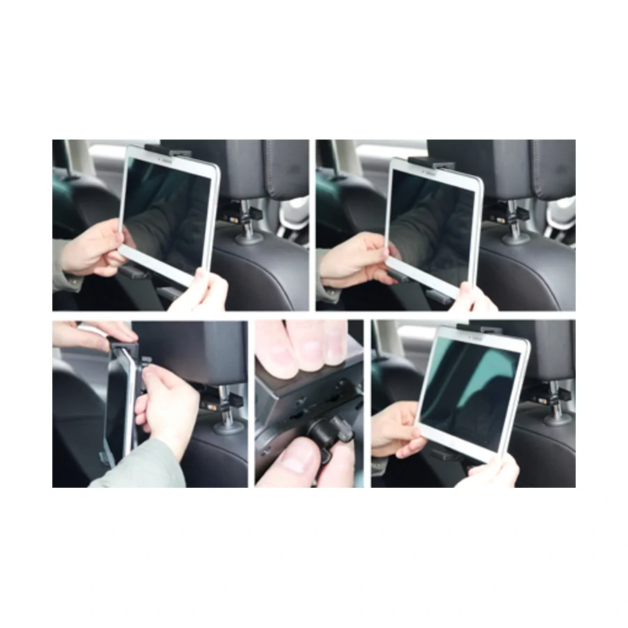 Bild 3 : 511850 : Brodit einstellbarer Tablet Halter f�r TECLAST T65 Max, 3-Punkt Befestigung