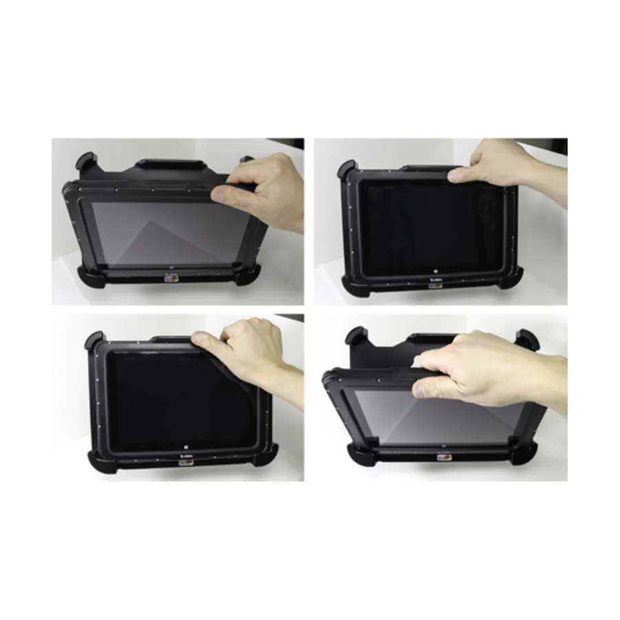 Bild 2 : 511914 : Brodit Halter f�r ZEBRA ET50 10.1, Extra Stabil, f�r Ger�te ohne Scanner, aber mit Gummi-Rahmen und mit oder ohne Erweiterungsmodul / Handschlaufe