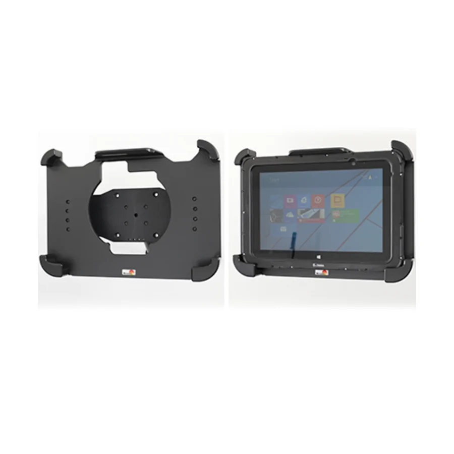 Bild 4 : 511914 : Brodit Halter f�r ZEBRA ET50 10.1, Extra Stabil, f�r Ger�te ohne Scanner, aber mit Gummi-Rahmen und mit oder ohne Erweiterungsmodul / Handschlaufe