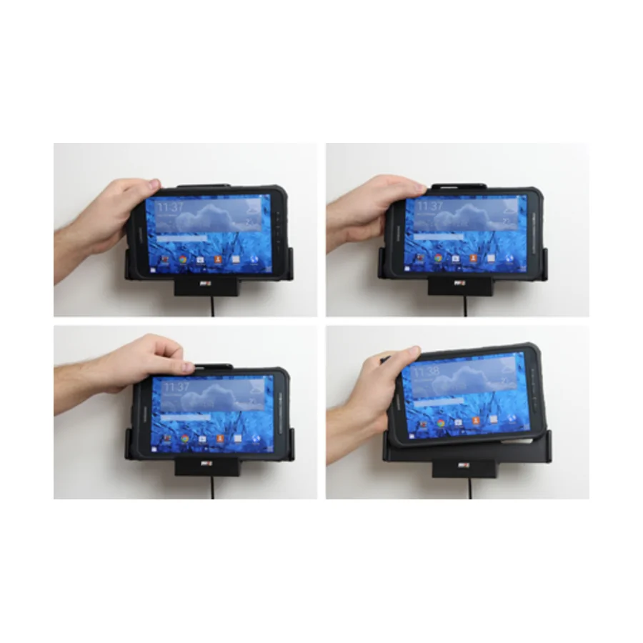 Bild 3 : 512697 : Brodit Halter Aktiv, 12/24V, f�r SAMSUNG Galaxy Tab Active (8.0 T365), Horizontal, passt f�r Ger�te mit Original H�lle