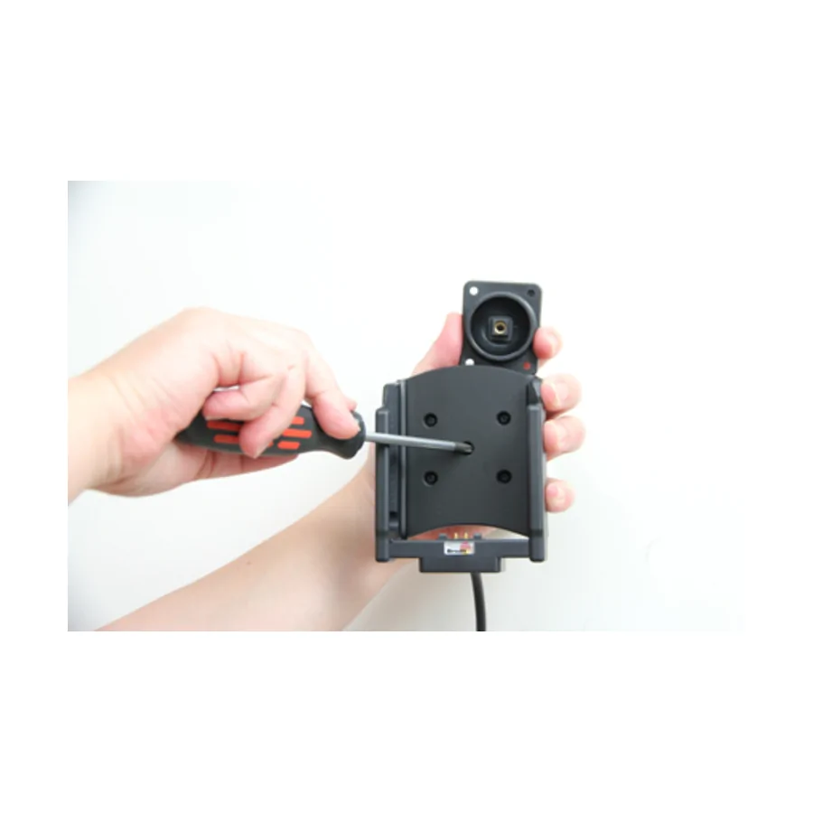 Bild 1 : 513755 : Brodit Halter Aktiv, mit Festanschluss, 12/24V, für M3 MOBILE SM15, NUR für Modelle OHNE Bumper!